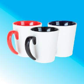 Taza 12oz cónica color